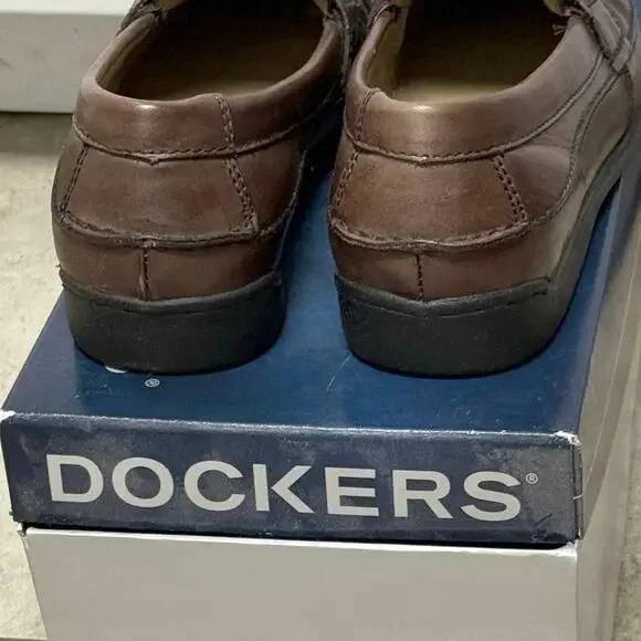 Dockers Sinclair Antique Brown men’s 8.5 Wide - Picture 4 of 11